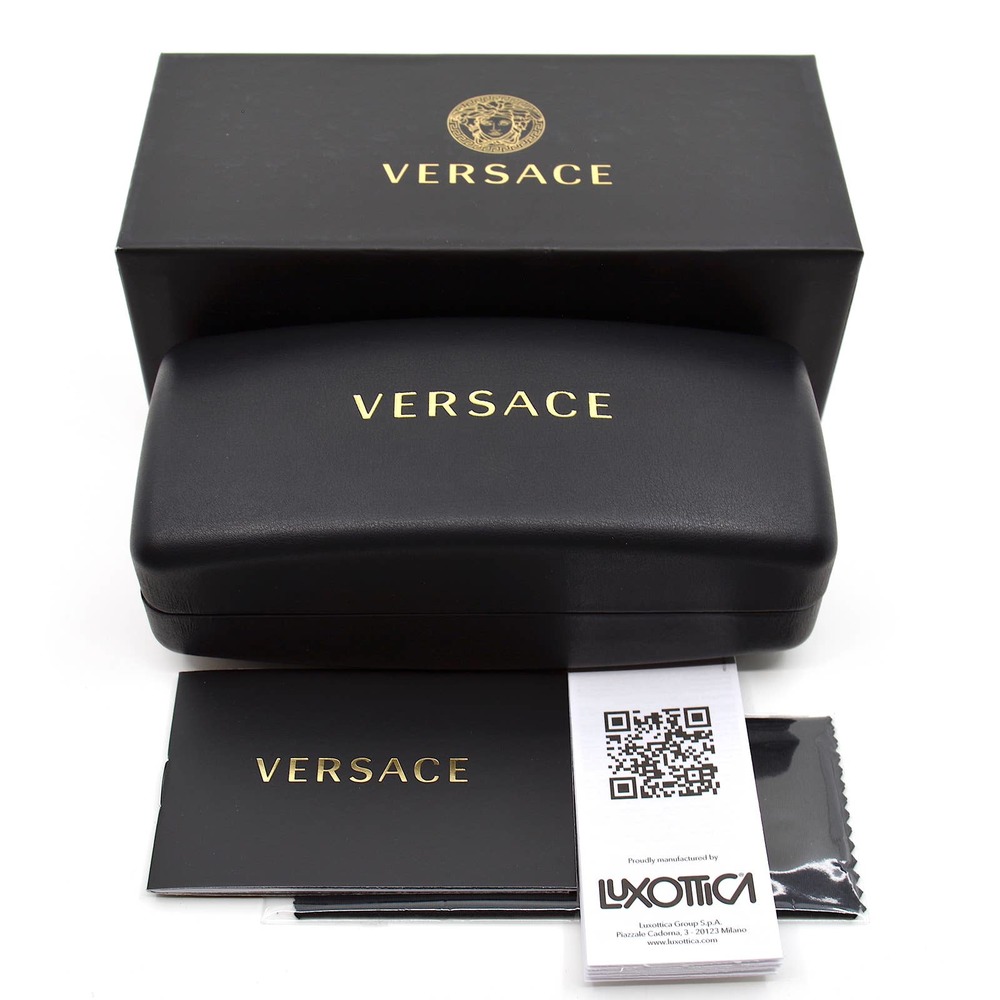 VERSACE VE4430U 529487 BLUE DARK GREY LENS AUTHENTIC SUNGLASSES - Picture 14 of 14